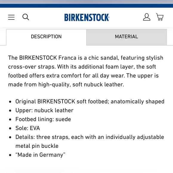 **SOLD**  Birkenstock Franca Leather Orchid Soft Footbed Sandals Ladies 8 Men 6 - Picture 12 of 16